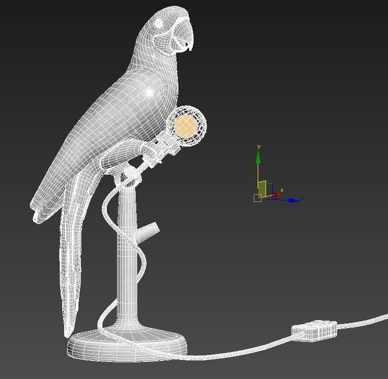 Seletti Polly Parrot 3D model_4