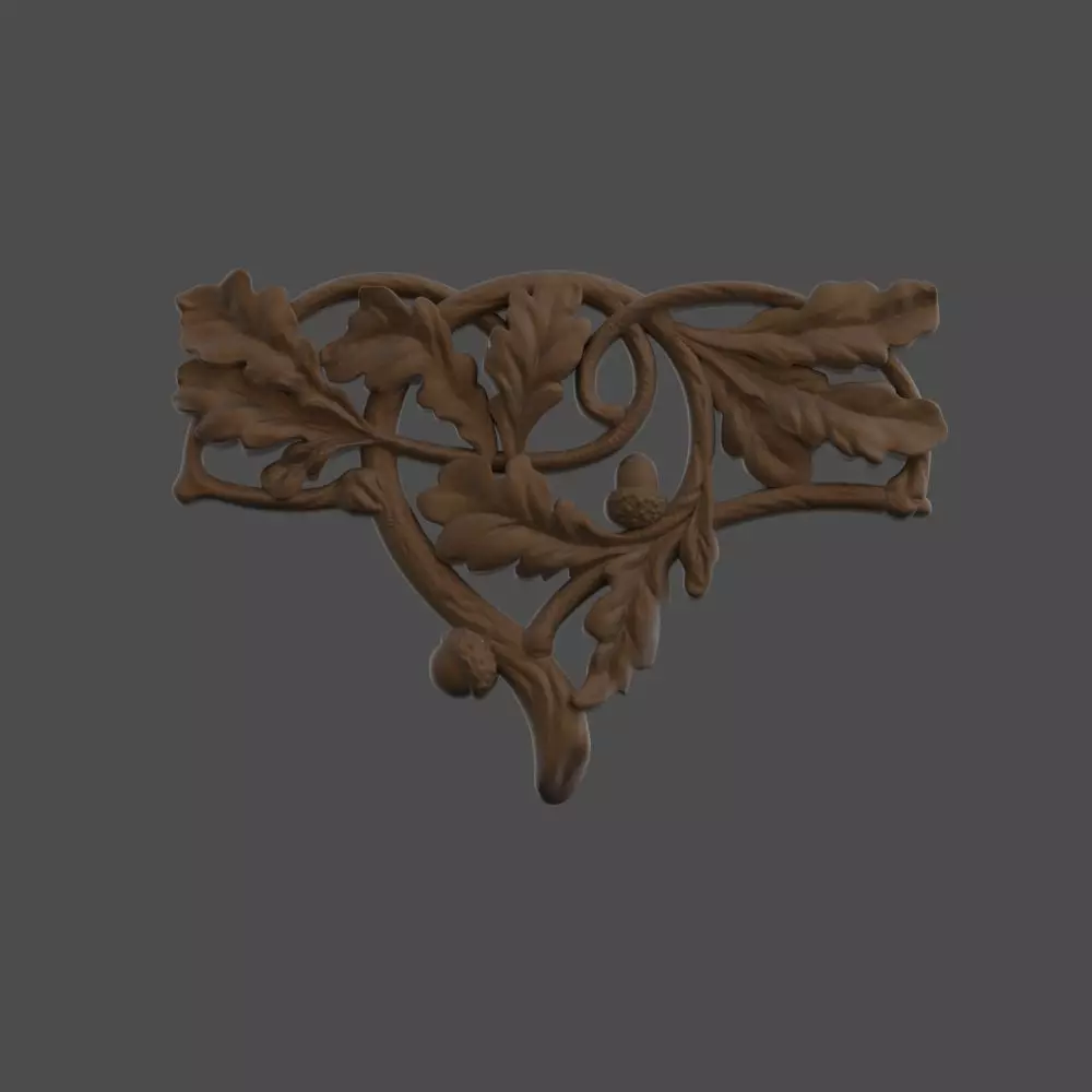 furniture ornate bracket 3D print model_0