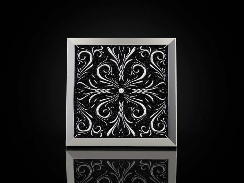 Paterns Secret Compartment ring 3D print model_4