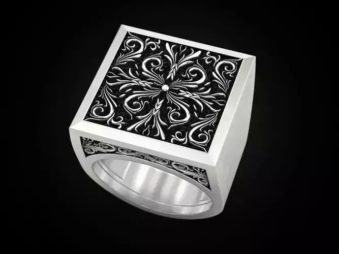 Paterns Secret Compartment ring