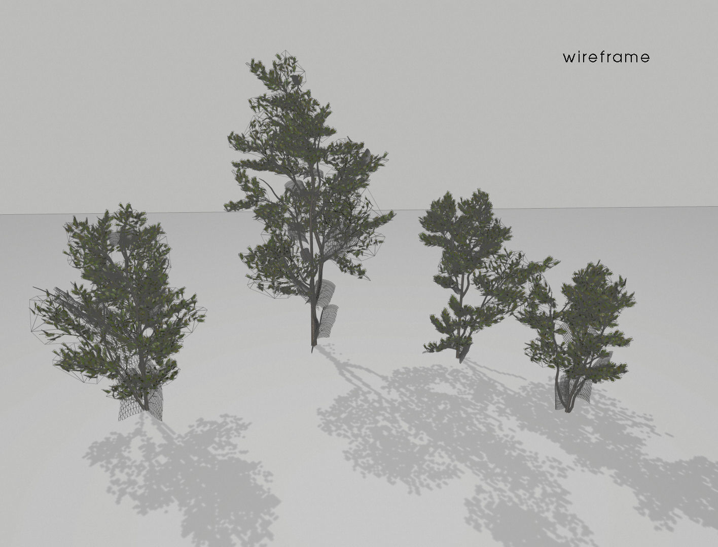 Set of tree 3D Model Collection_14