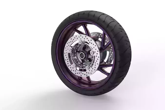 Motorcycle Wheels  3D model