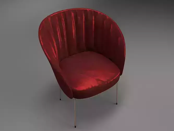 Velvet Arm Chair 