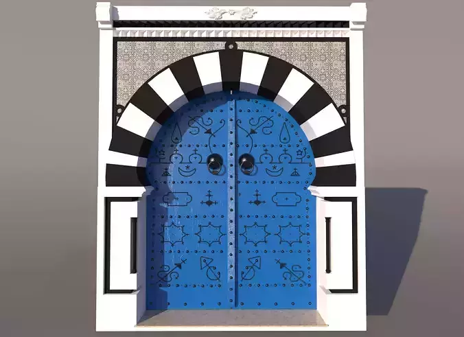 Tunisian door 3D model
