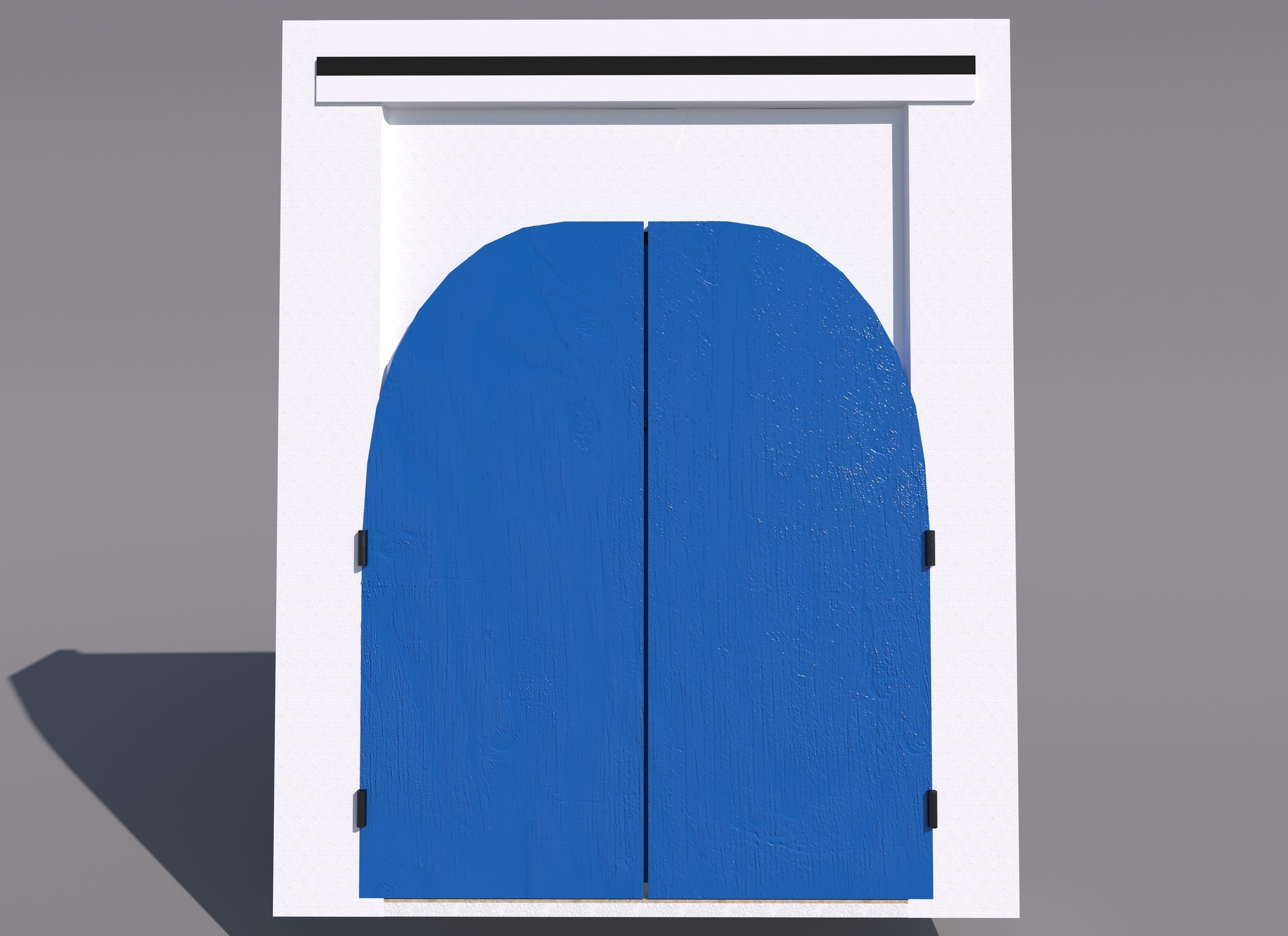 Tunisian door 3D model_3