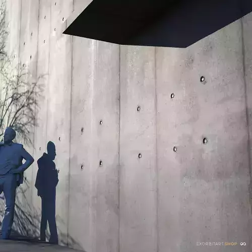 Scanned Seamless Bare Concrete PBR Texture