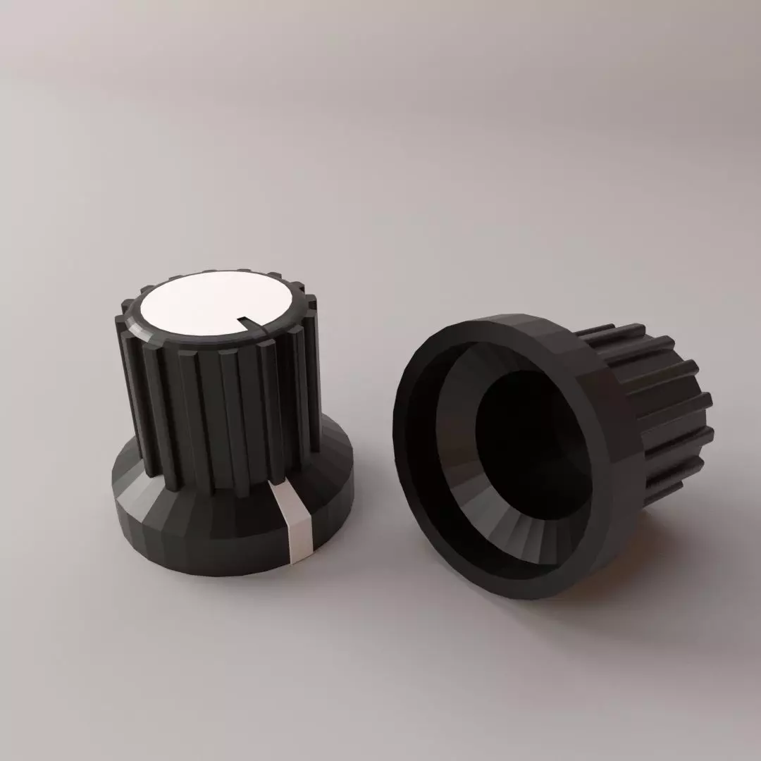Rotary Knob 3D model_0