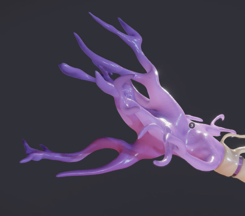 Nerve Cell  Neuron And Oligo-Dendrocyte Low-poly 3D model_10