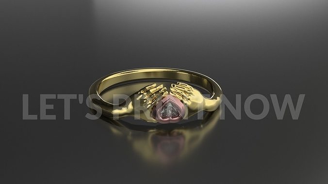 Heart  in Hand 3D print model