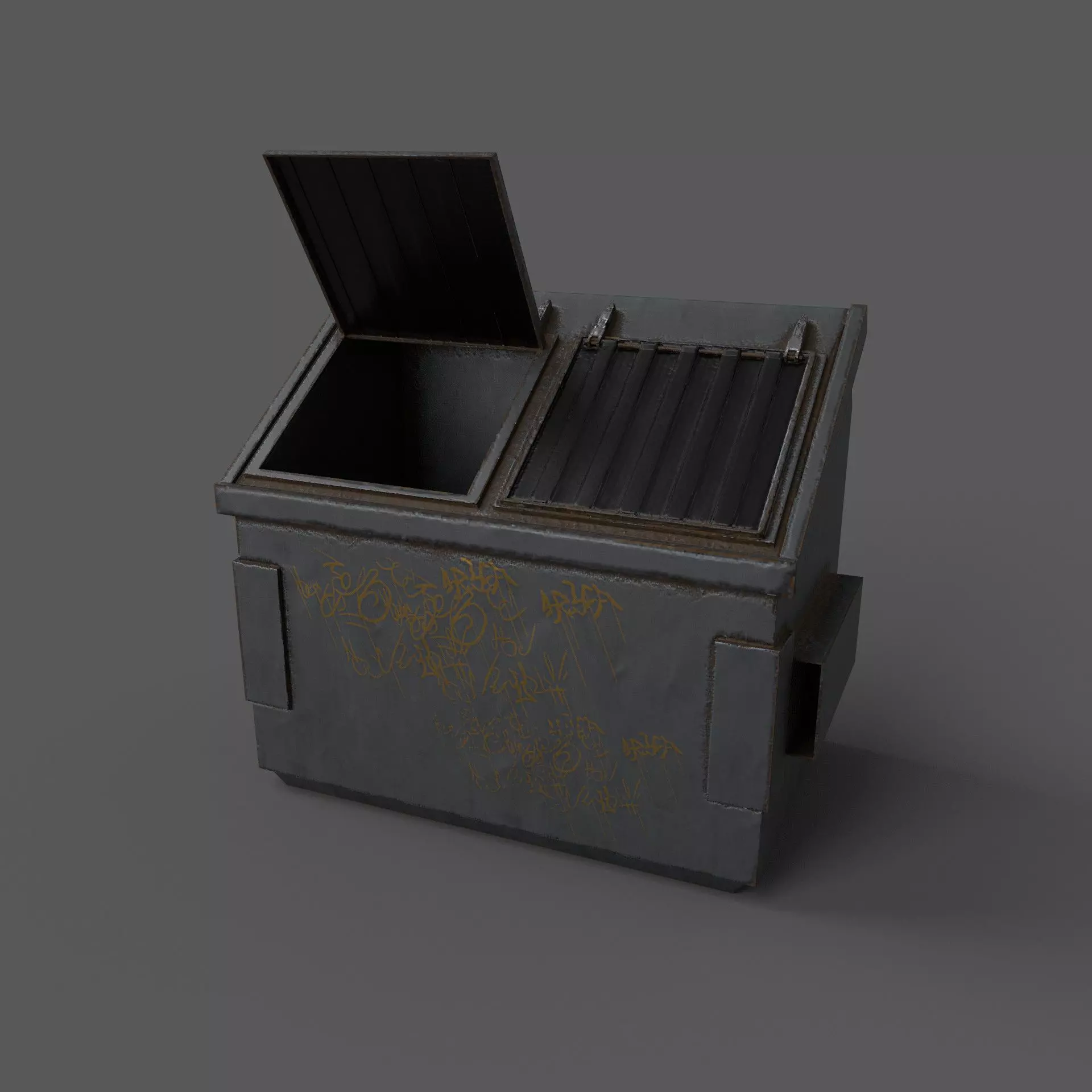 Sci-fi environment models Low-poly 3D model_0