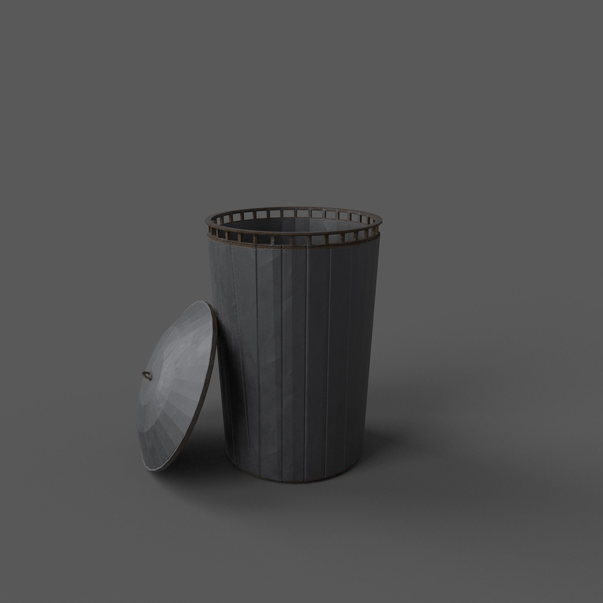 Sci-fi environment models Low-poly 3D model_7