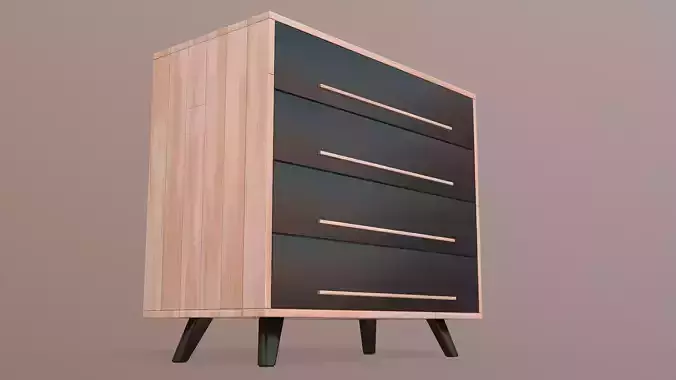 Wooden Modern Floor Dresser