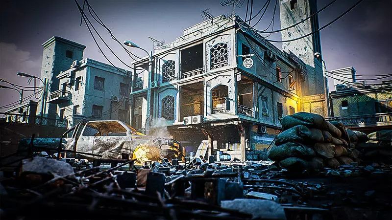 Military Battlefield Kit And Middle East Set Low-poly 3D model_0