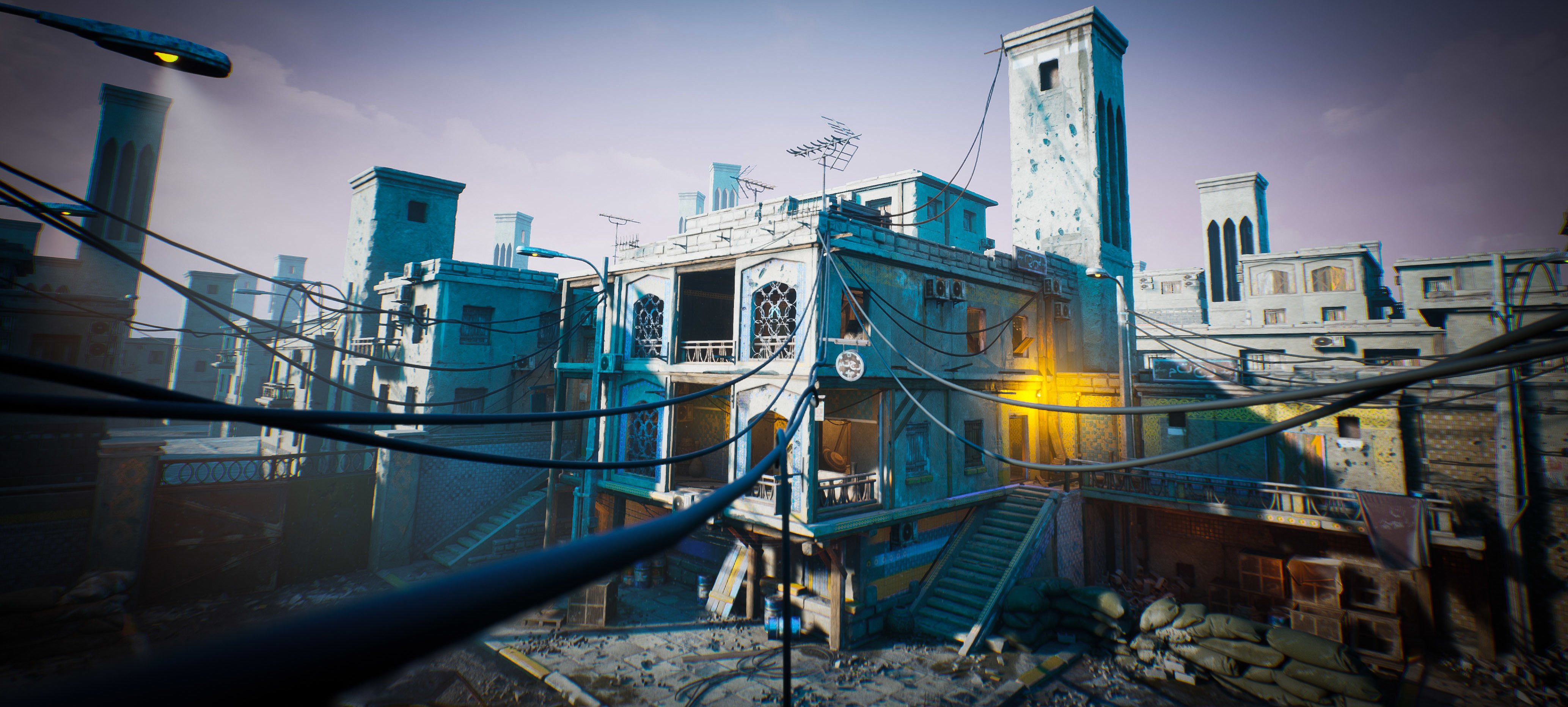 Military Battlefield Kit And Middle East Set Low-poly 3D model_5