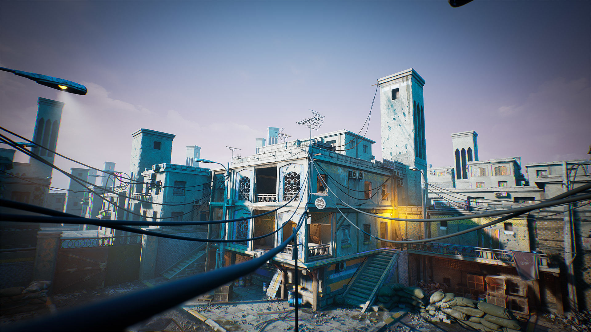 Military Battlefield Kit And Middle East Set Low-poly 3D model_8