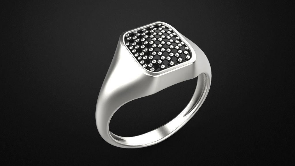 Signet ring special model 3D print model_11