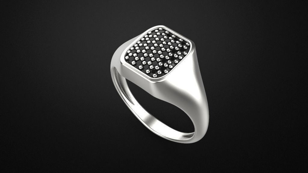 Signet ring special model 3D print model_10