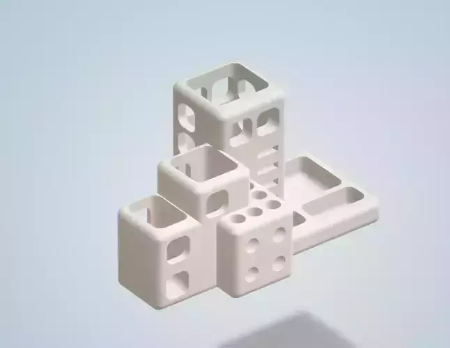Stantia Rev 1 Desk Tidy 3D print model
