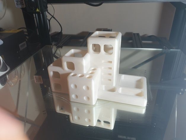Stantia Rev 1 Desk Tidy 3D print model_5