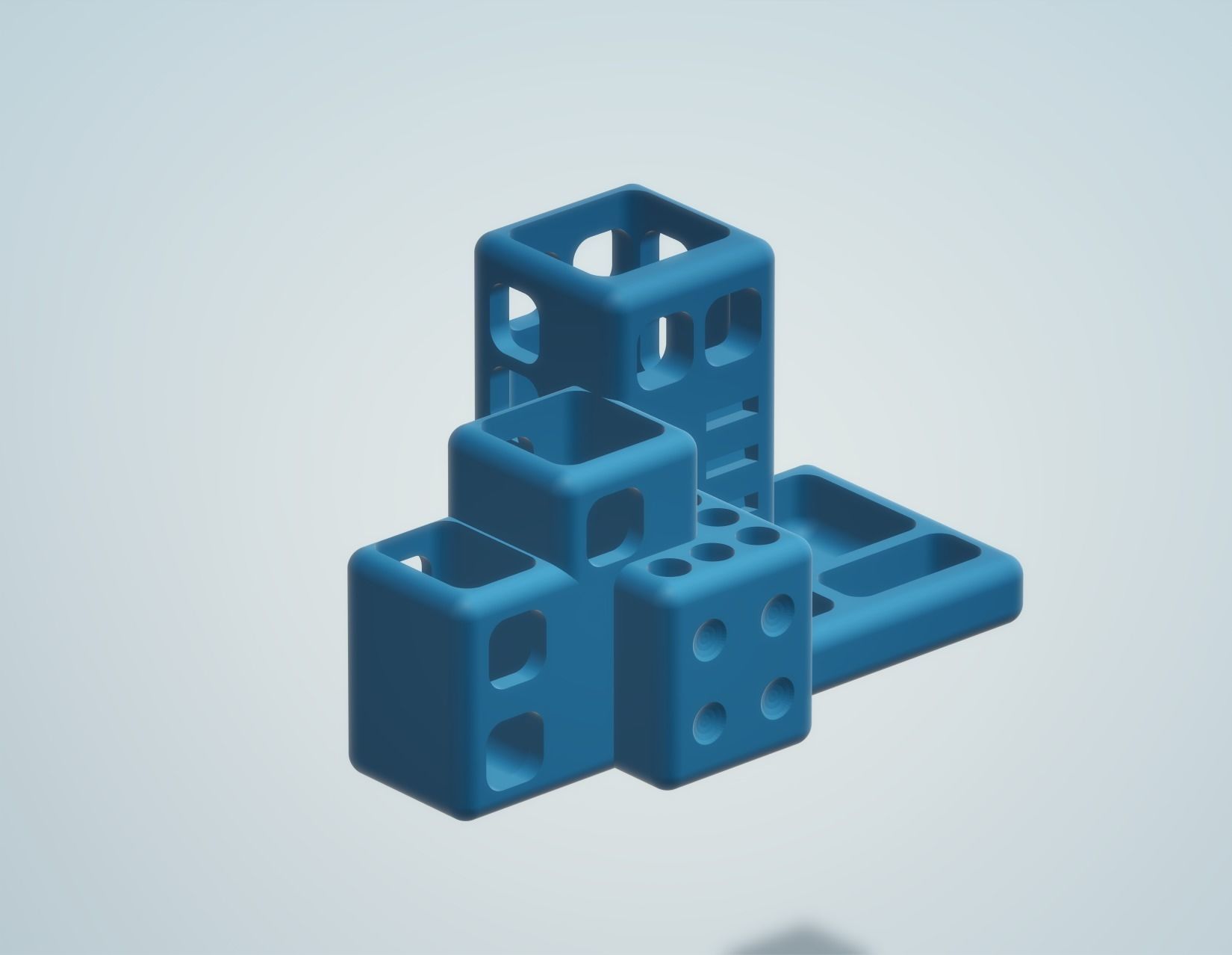 Stantia Rev 1 Desk Tidy 3D print model_3