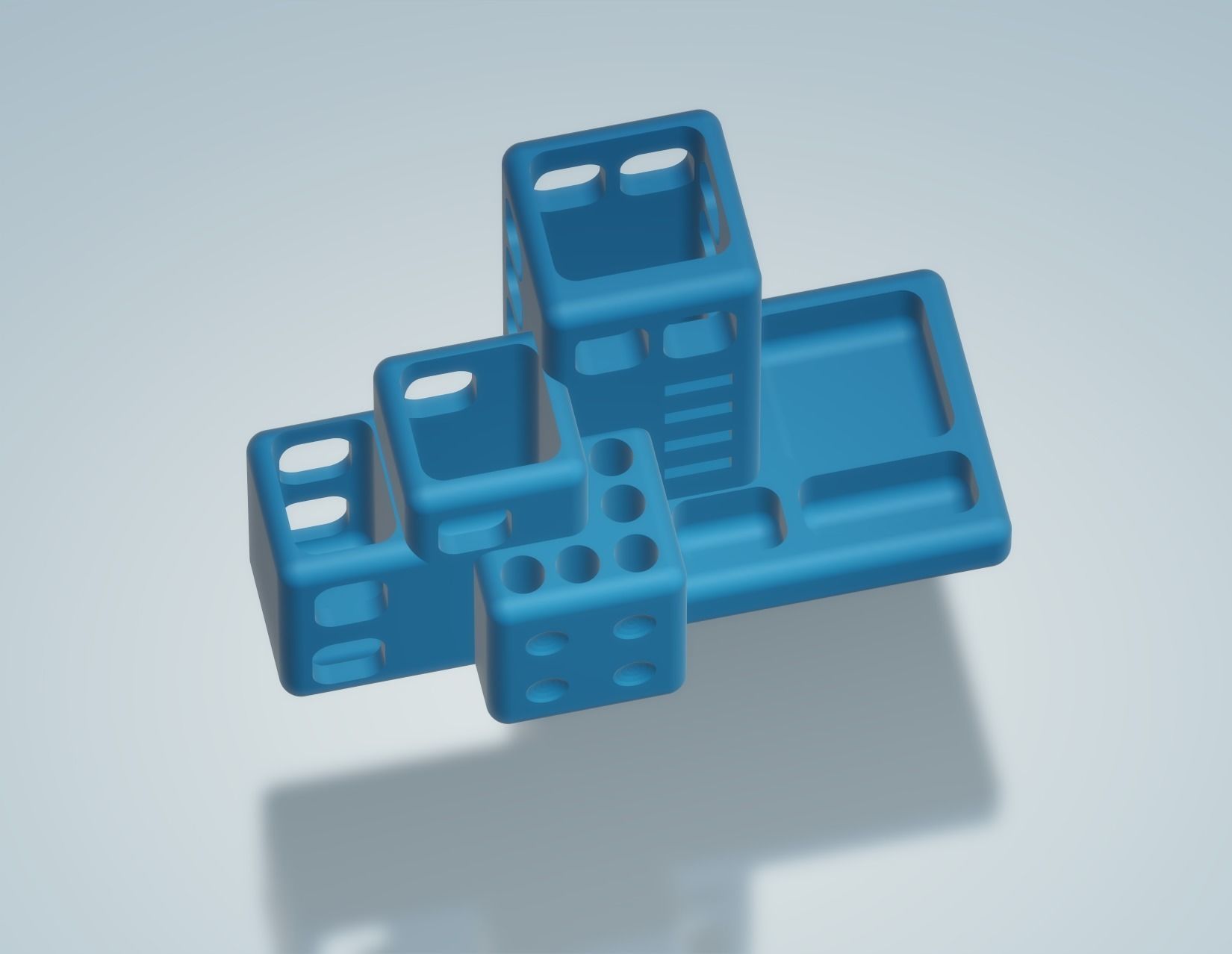 Stantia Rev 1 Desk Tidy 3D print model_4