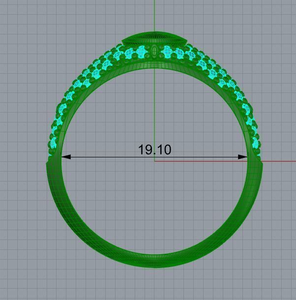 Signet man ring 3D print model_16