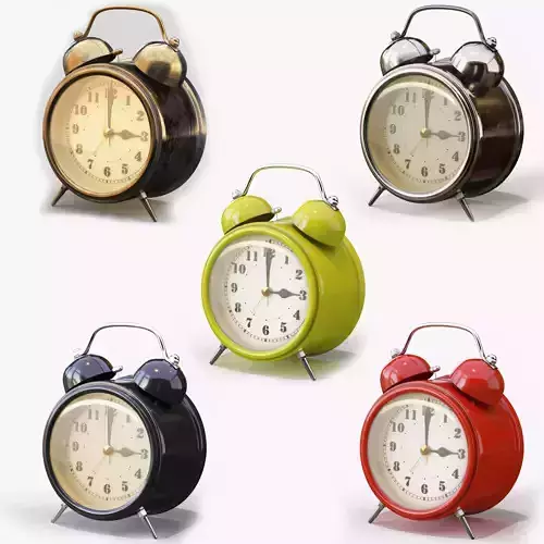 Old Alarm Clock 3D model