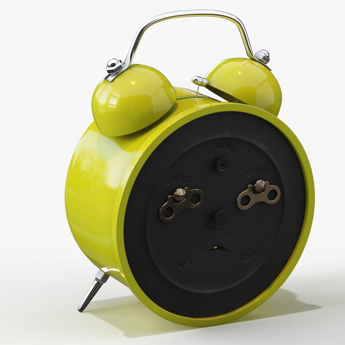 Old Alarm Clock 3D model Low-poly 3D model_109