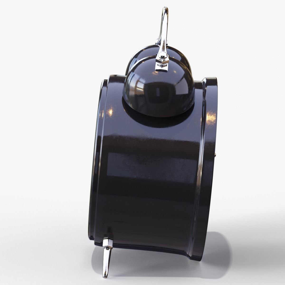 Old Alarm Clock 3D model Low-poly 3D model_9