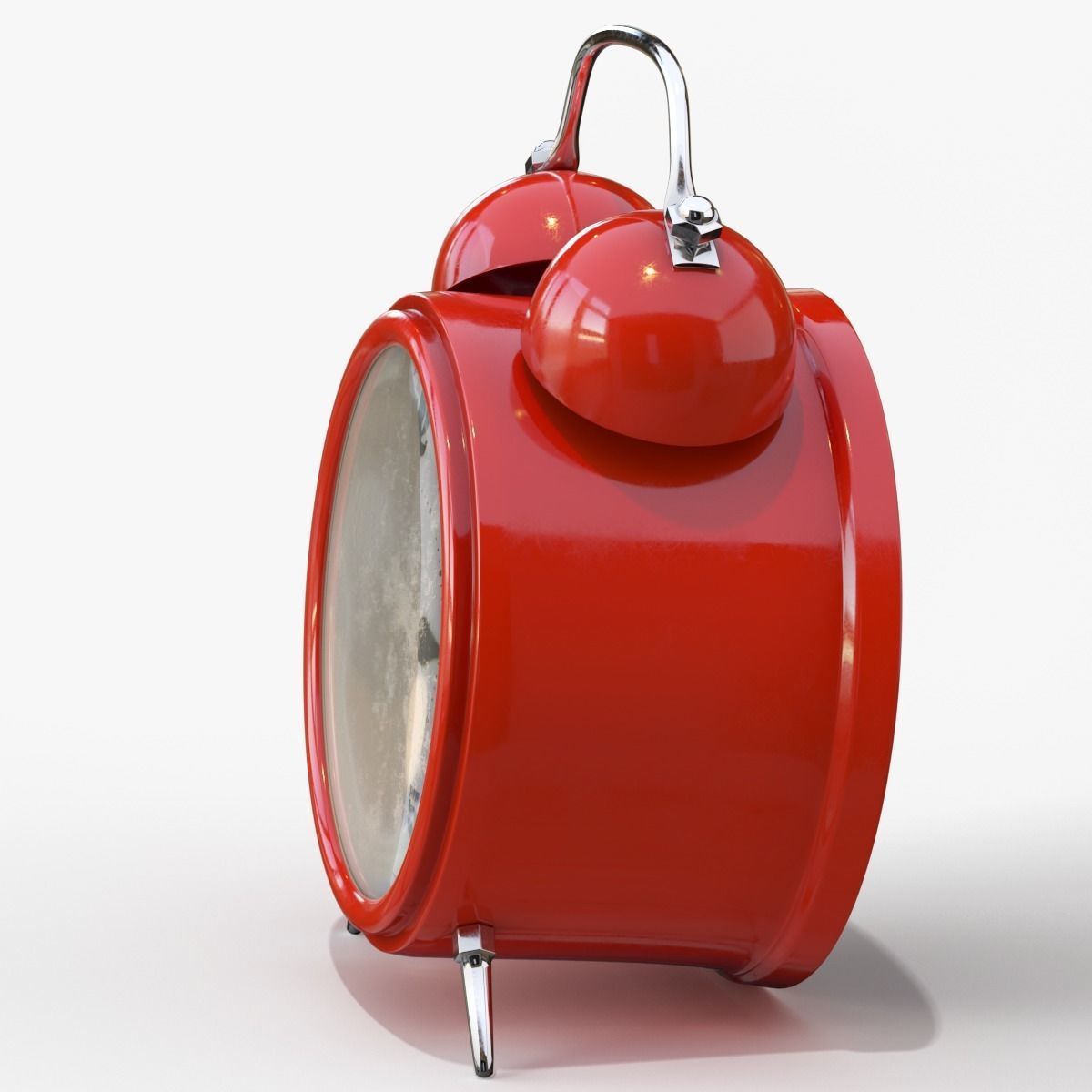 Old Alarm Clock 3D model Low-poly 3D model_80