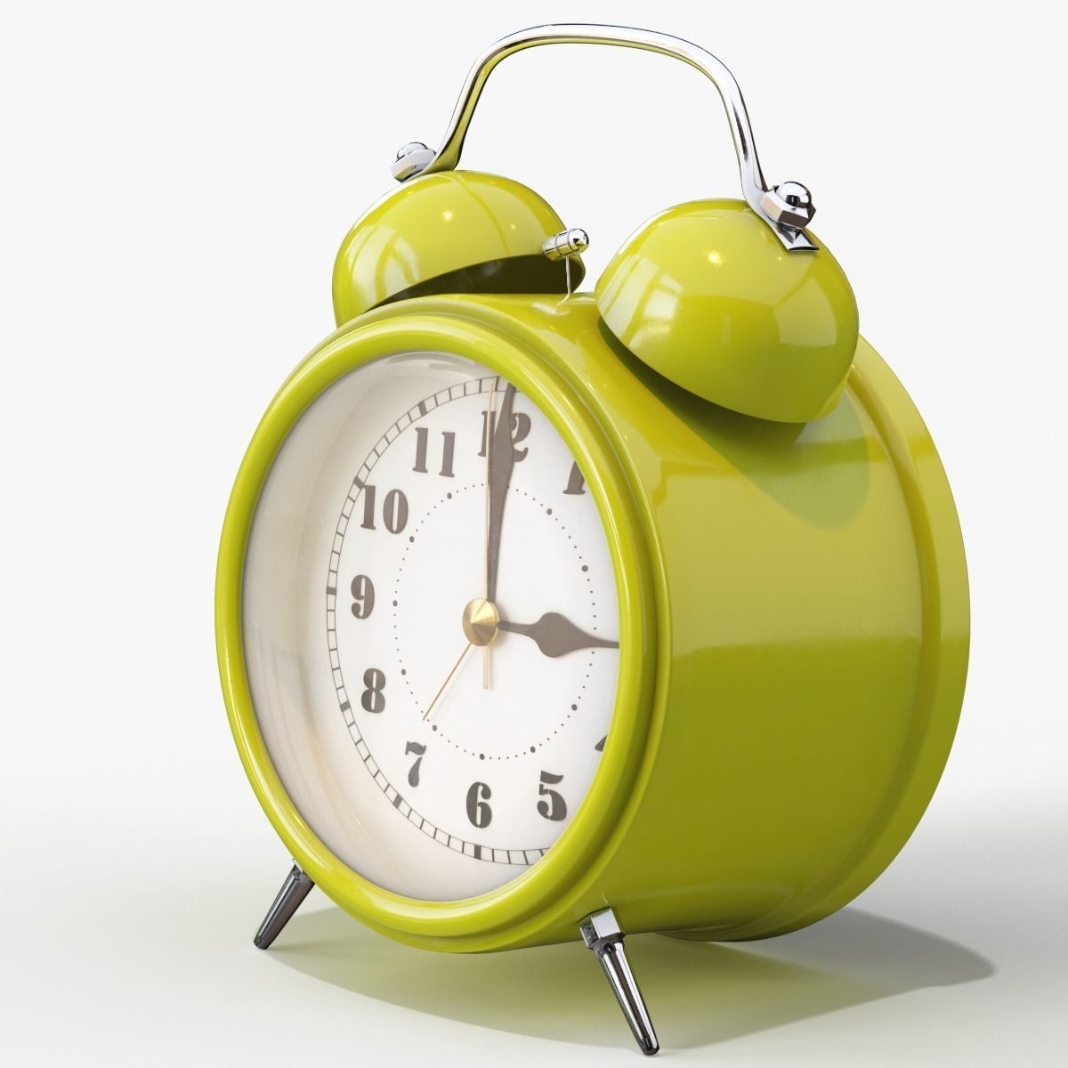 Old Alarm Clock 3D model Low-poly 3D model_102