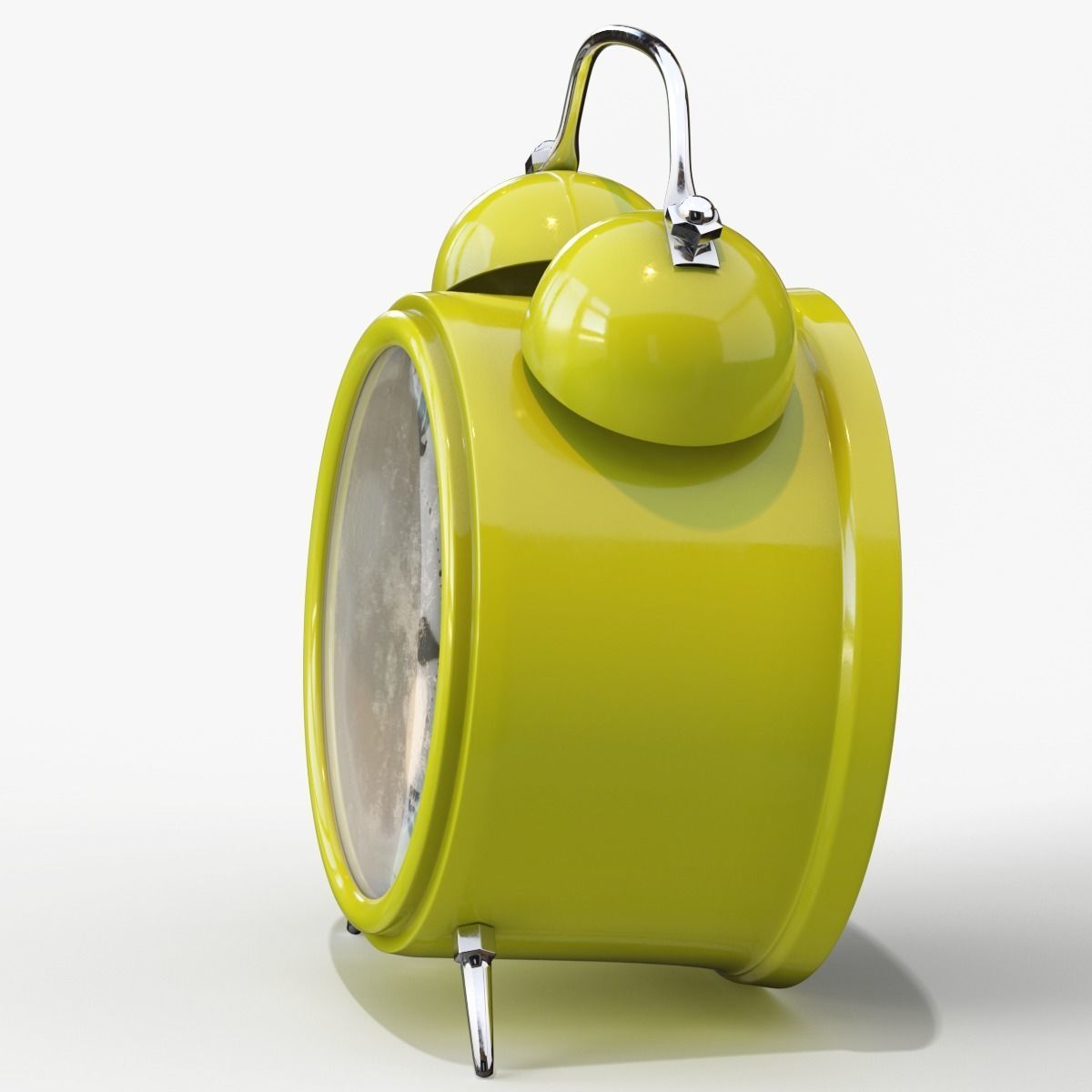 Old Alarm Clock 3D model Low-poly 3D model_104