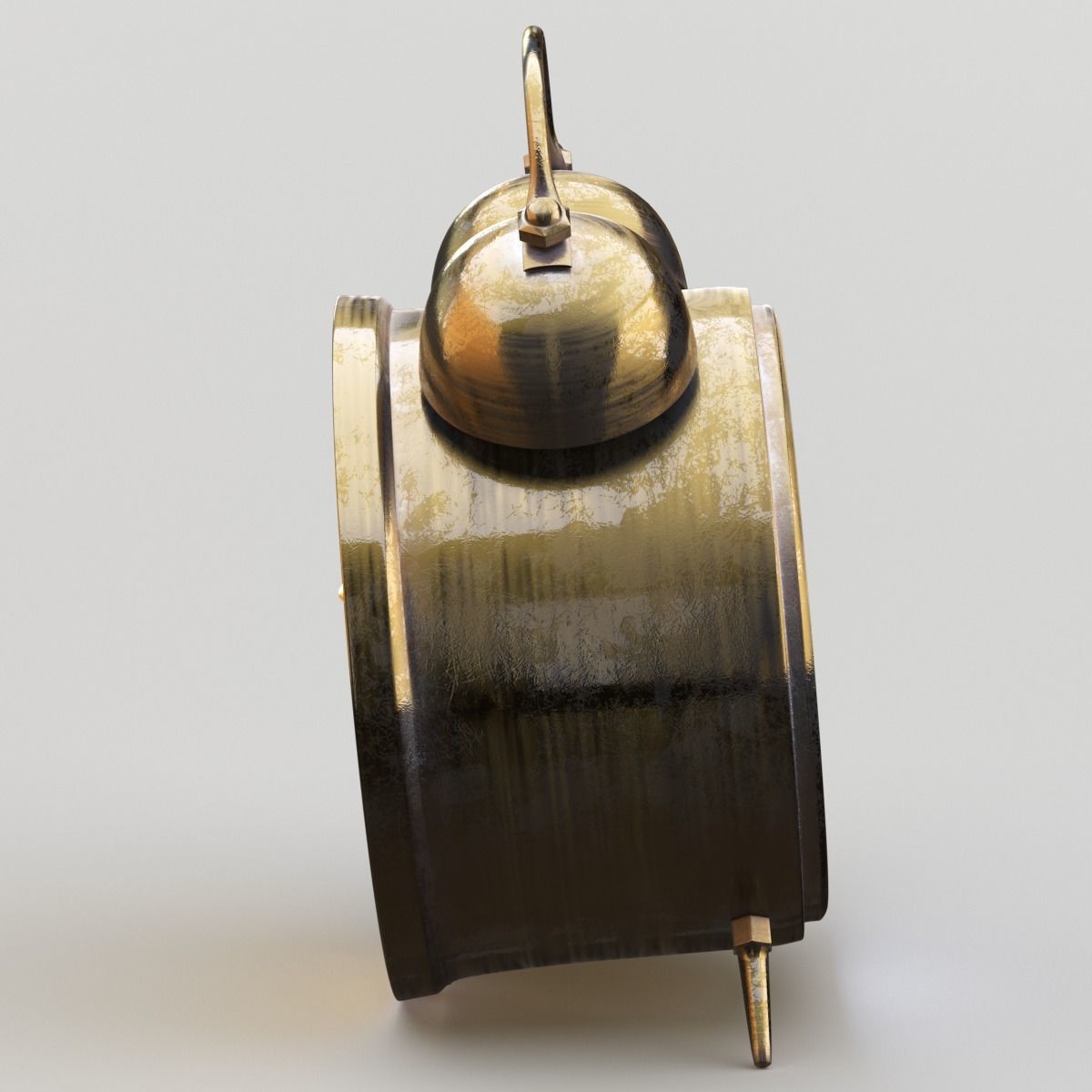 Old Alarm Clock 3D model Low-poly 3D model_69