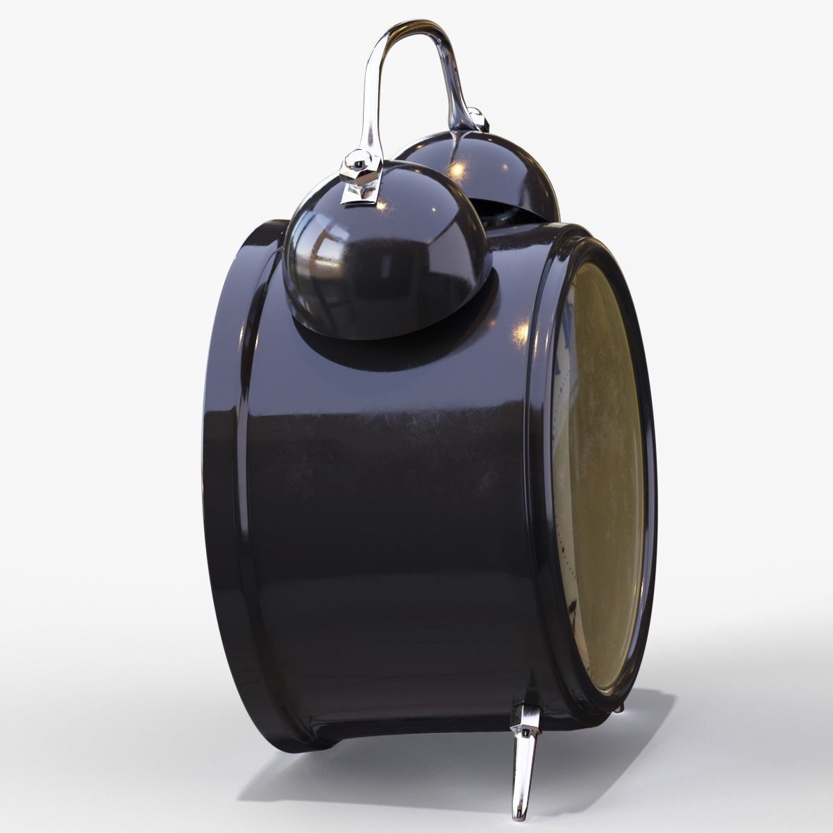 Old Alarm Clock 3D model Low-poly 3D model_22