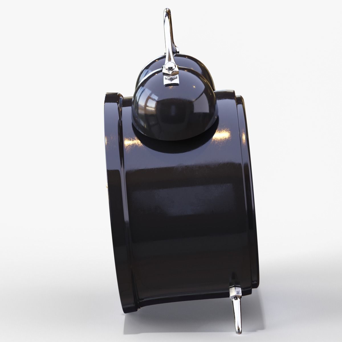 Old Alarm Clock 3D model Low-poly 3D model_21