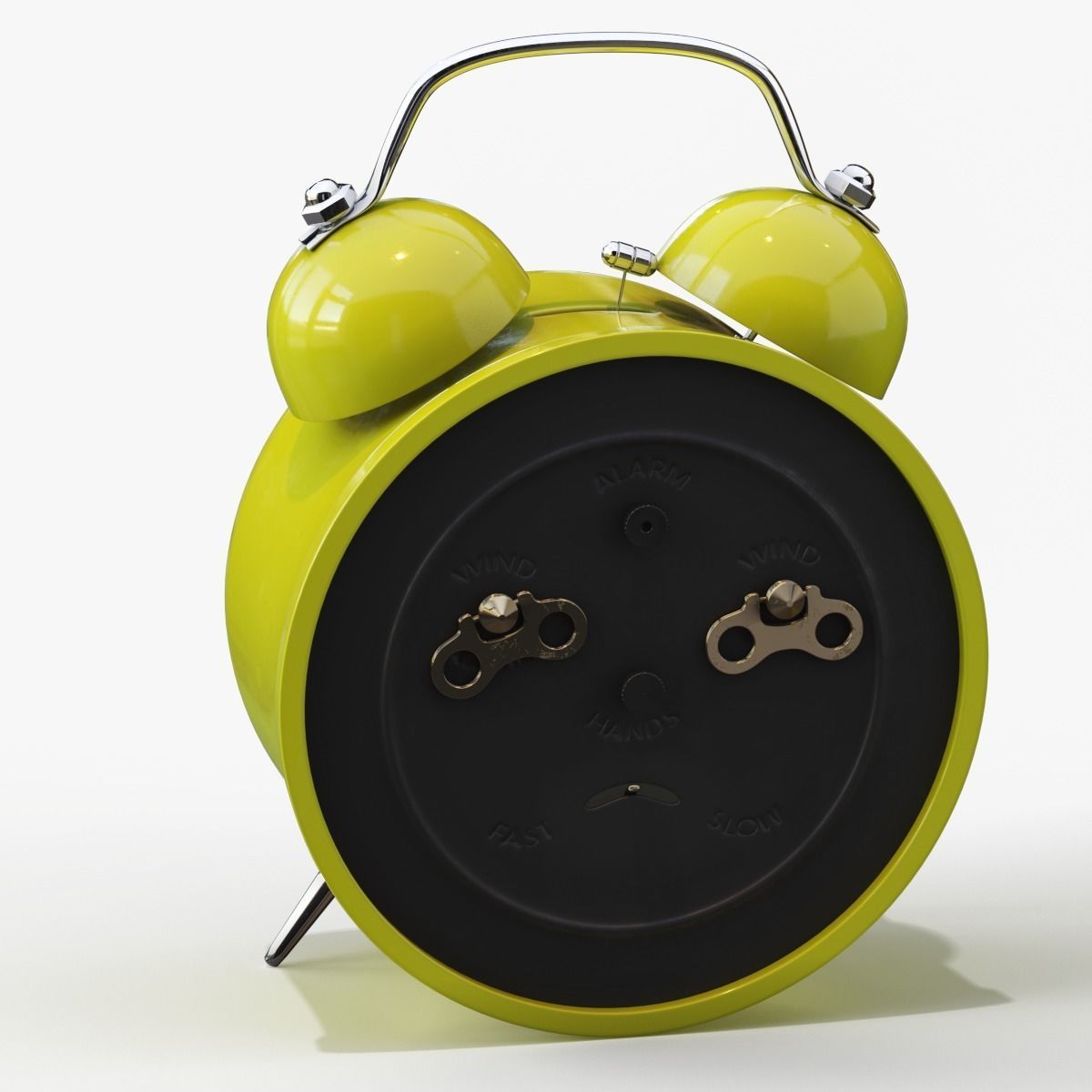 Old Alarm Clock 3D model Low-poly 3D model_110