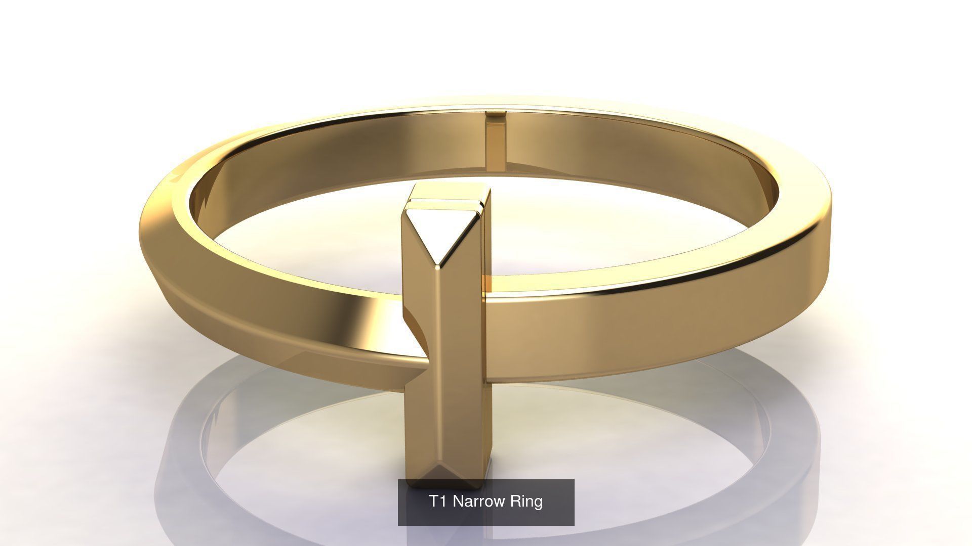 T1 Narrow Rings 3D Model Collection_4