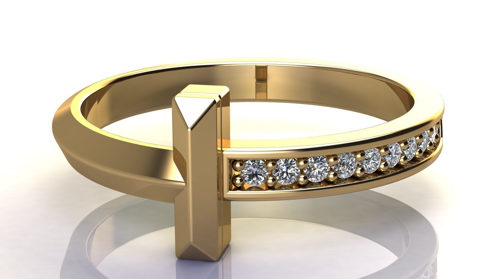 T1 Narrow Rings 3D Model Collection_1