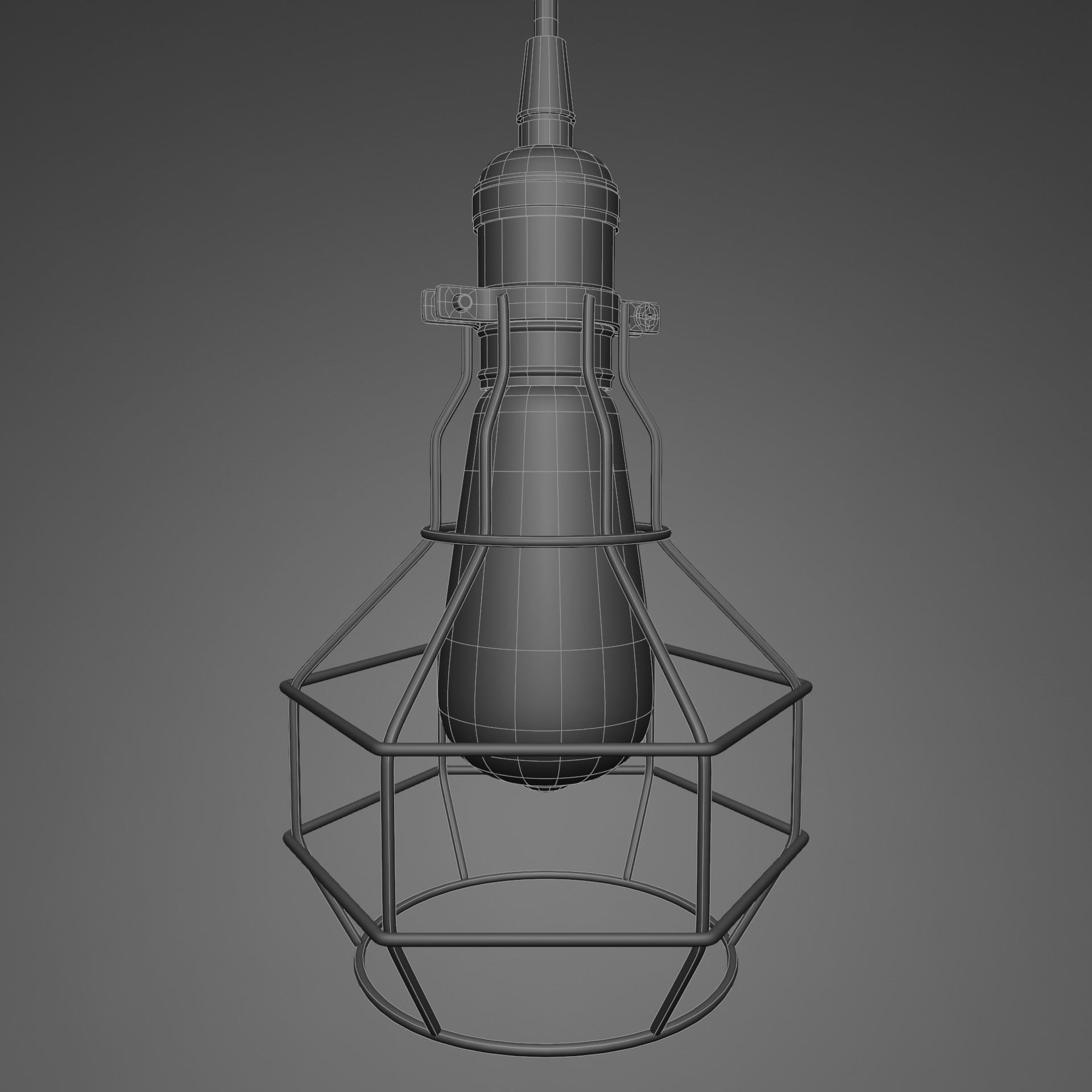 Hanging Lamp 3D model_4