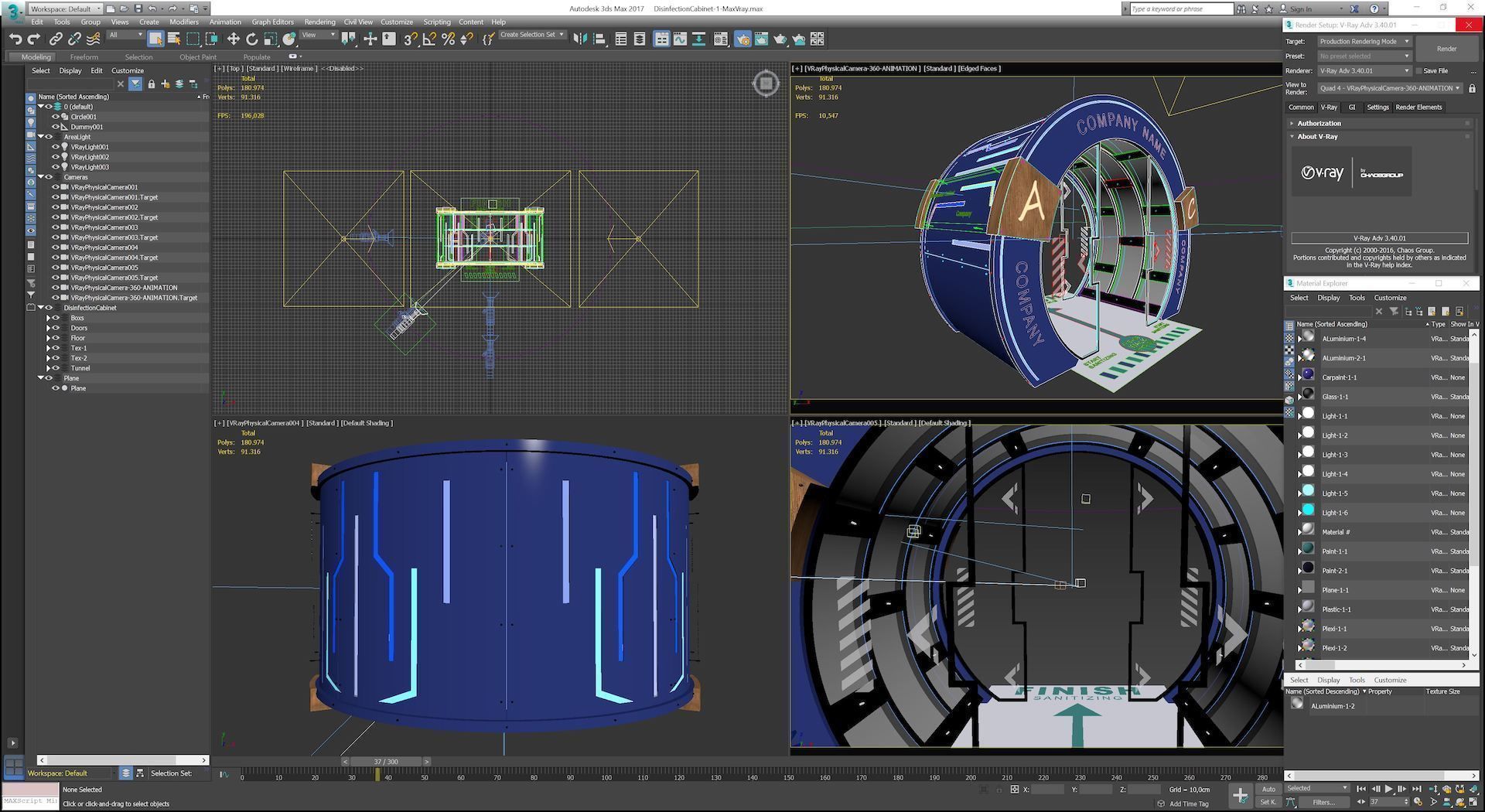 Disinfection Tunnel 1 3D model_22