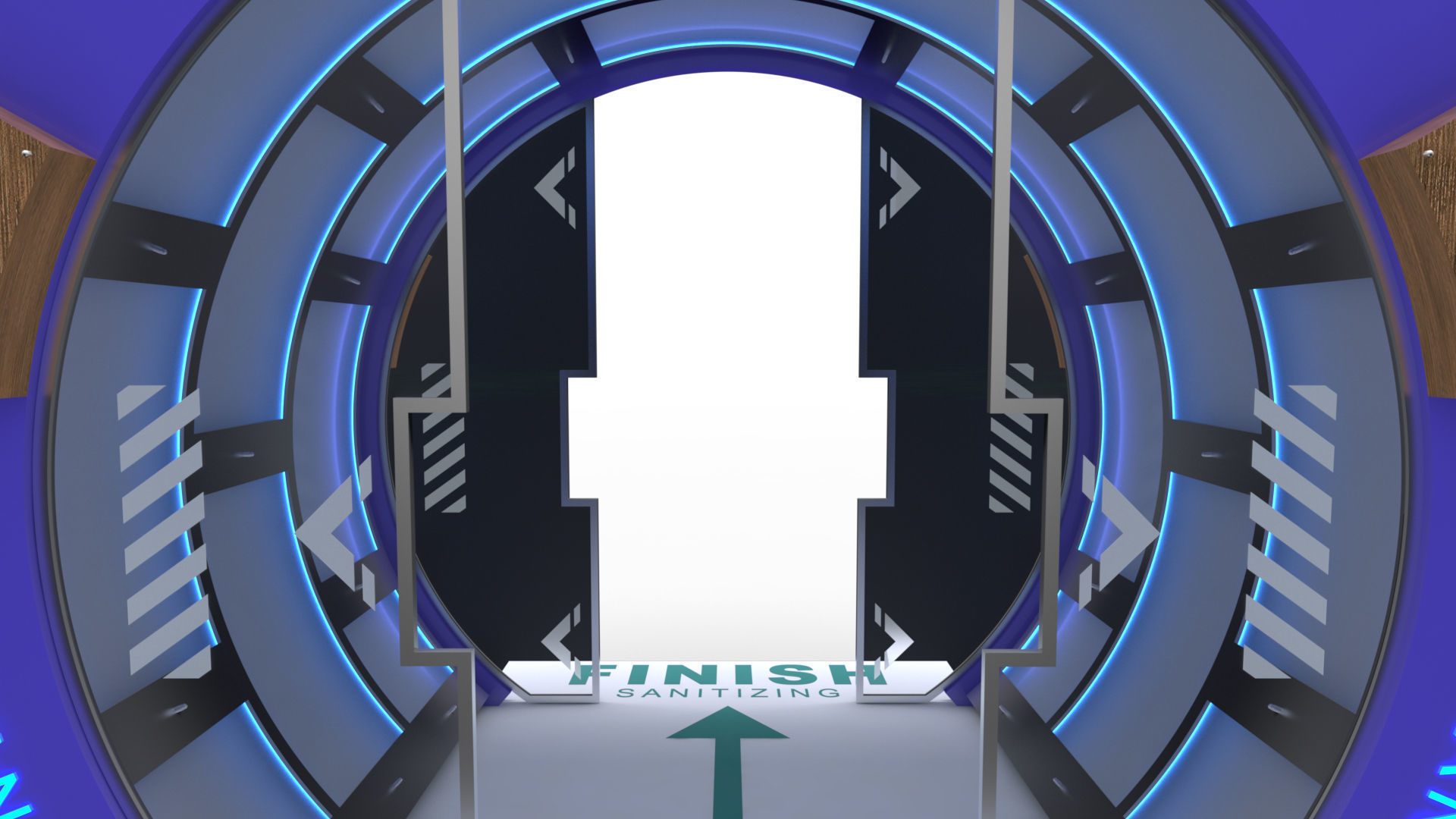 Disinfection Tunnel 1 3D model_17