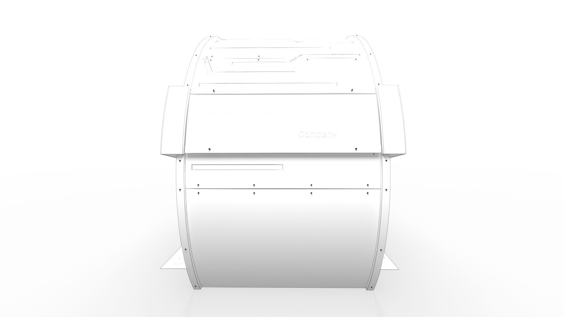 Disinfection Tunnel 1 3D model_11