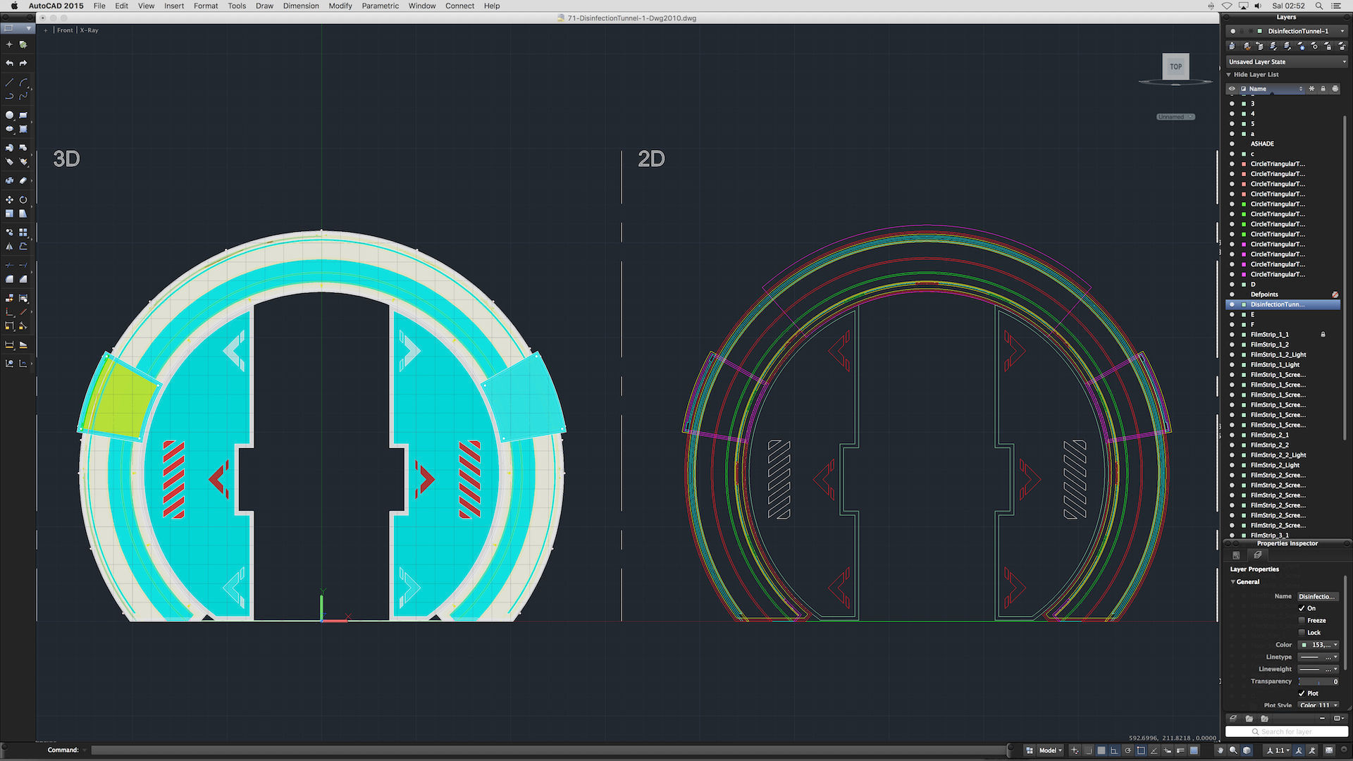 Disinfection Tunnel 1 3D model_23
