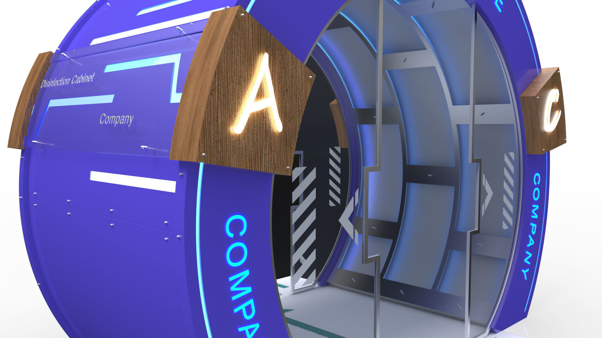 Disinfection Tunnel 1 3D model_18