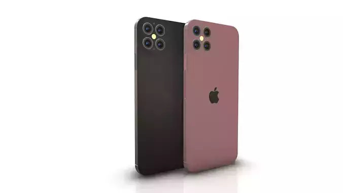 iPhone 12 Pro Element 3D and C4D 3D model