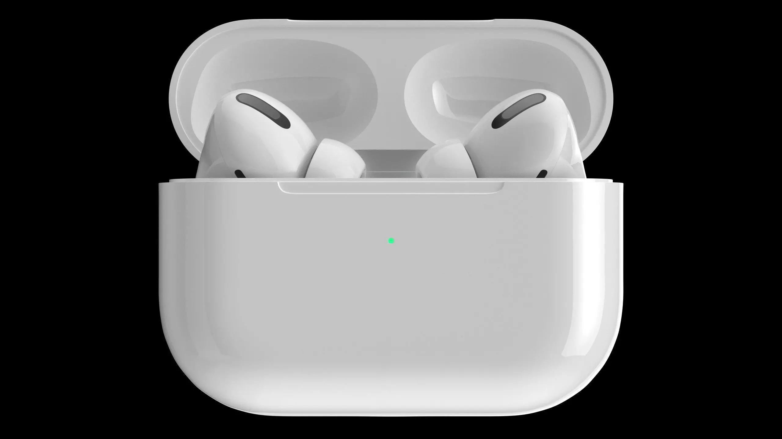 Airpods 2 C4D modeling rendering 3D model_0