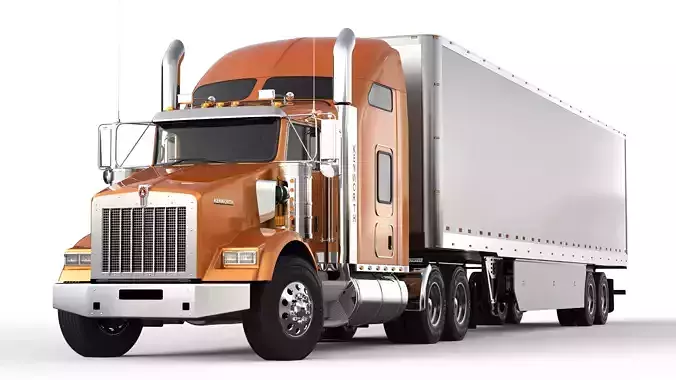 Kenworth T800 2005 - Present 3D model