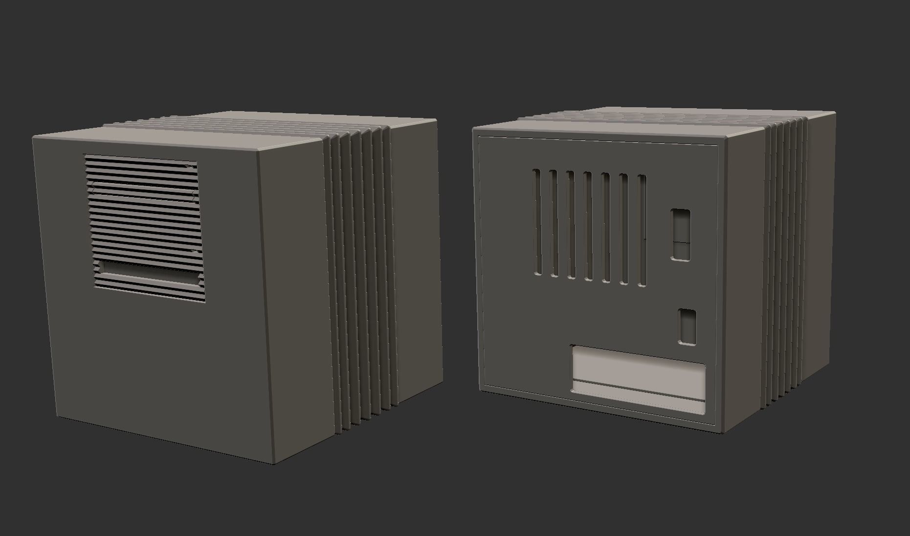 NeXT Cube Raspberry Pi Case Free 3D print model_1