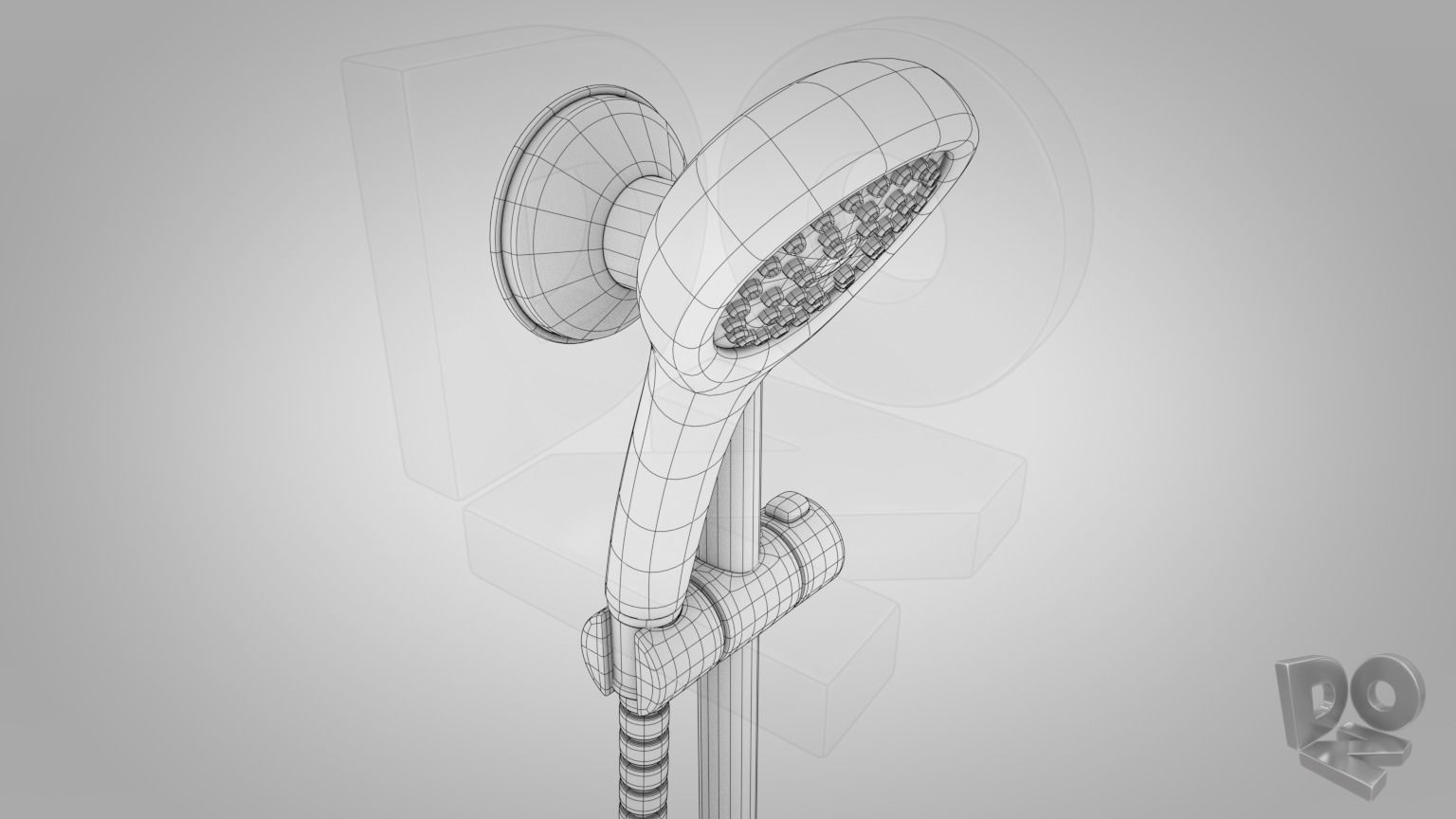 Shower cubicle 3D model_5