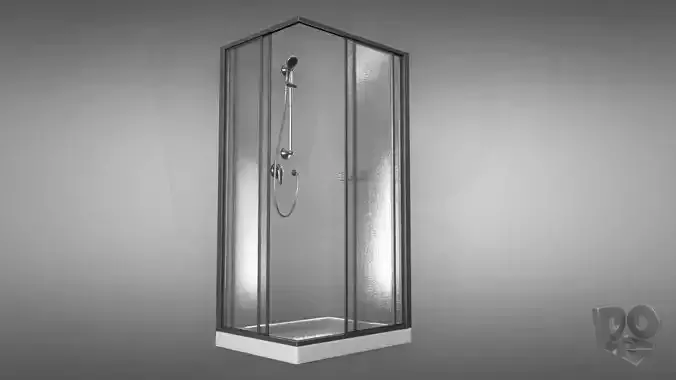 Shower cubicle 3D model Shower cubicle 3D model